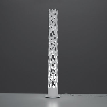 Artemide New Nature LED floor lamp in white with dual direct and indirect lighting