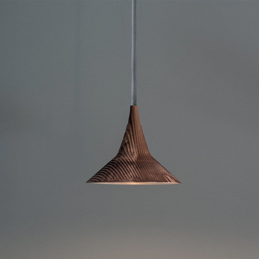 Artemide Unterlinden Pendant Light - Bronze Cone Suspension