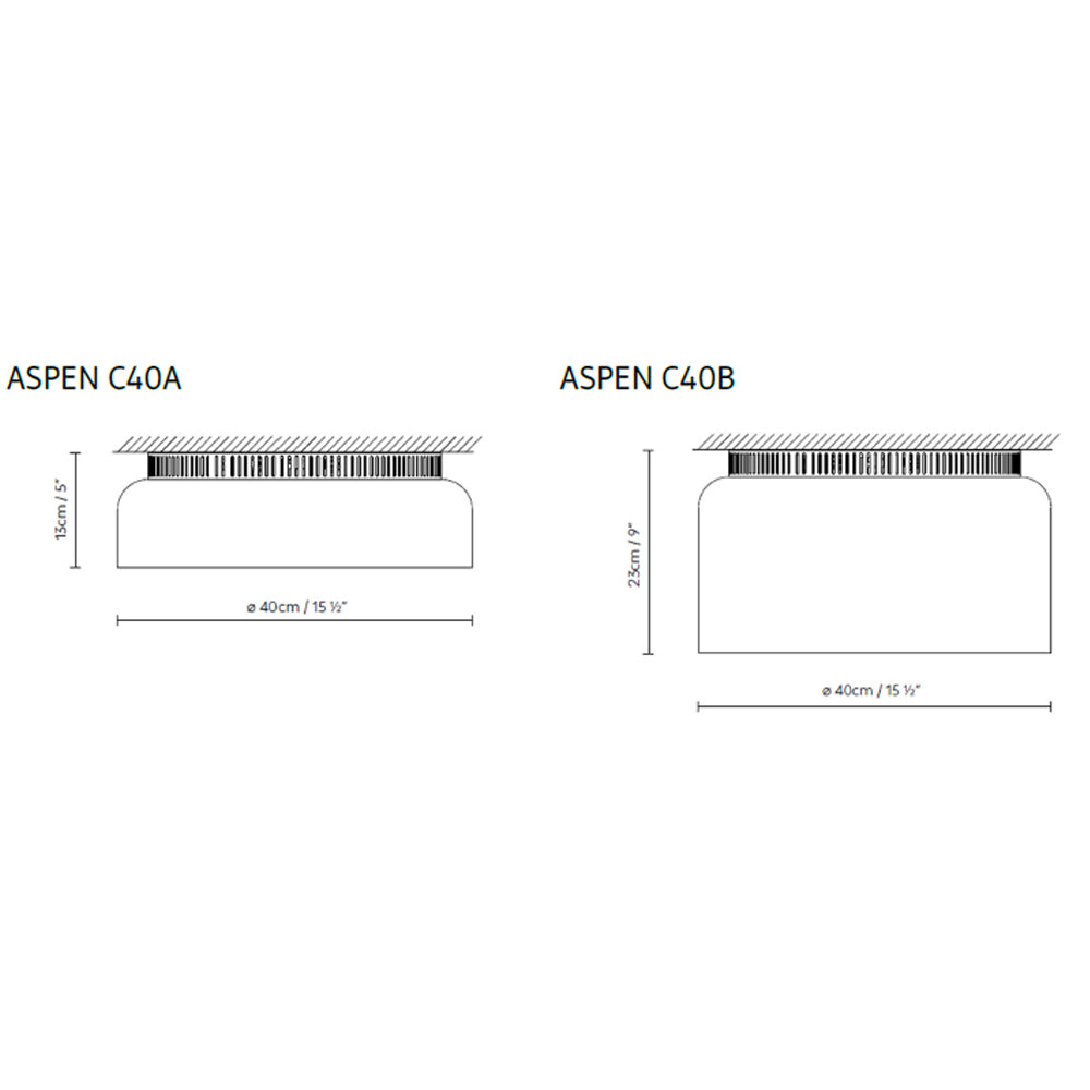 B.Lux Aspen C40 Ceiling Lamp