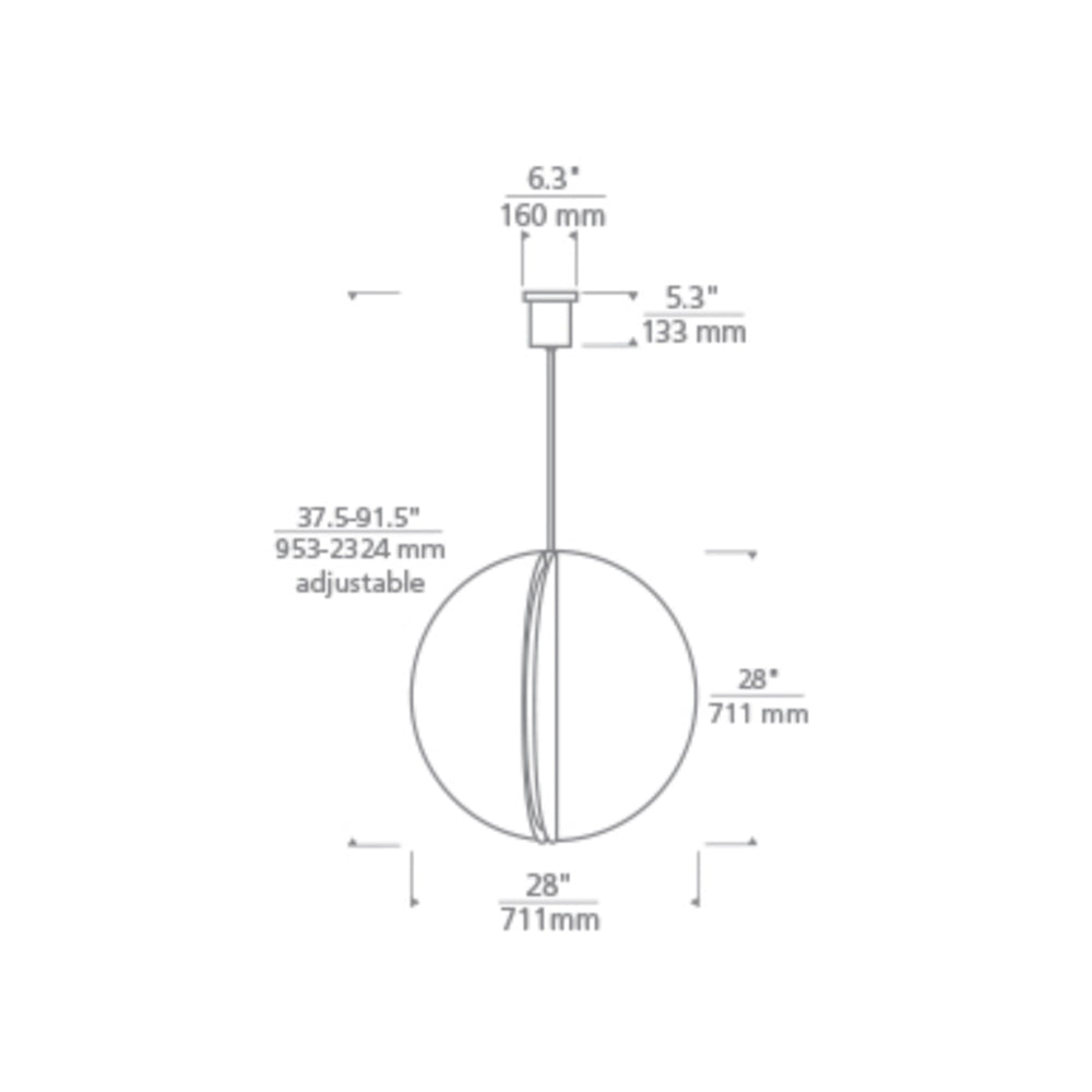 Tech Lighting Bau 28 Pendant