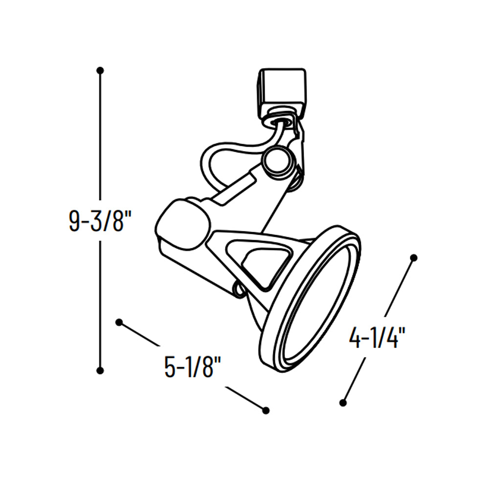 Nora Lighting Belgiumル Die-Cast PAR30 Front Loading Gimbal