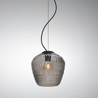 &Tradition Blown SW3 Pendant Light with intricate glass design | Classic Suspension Lamp