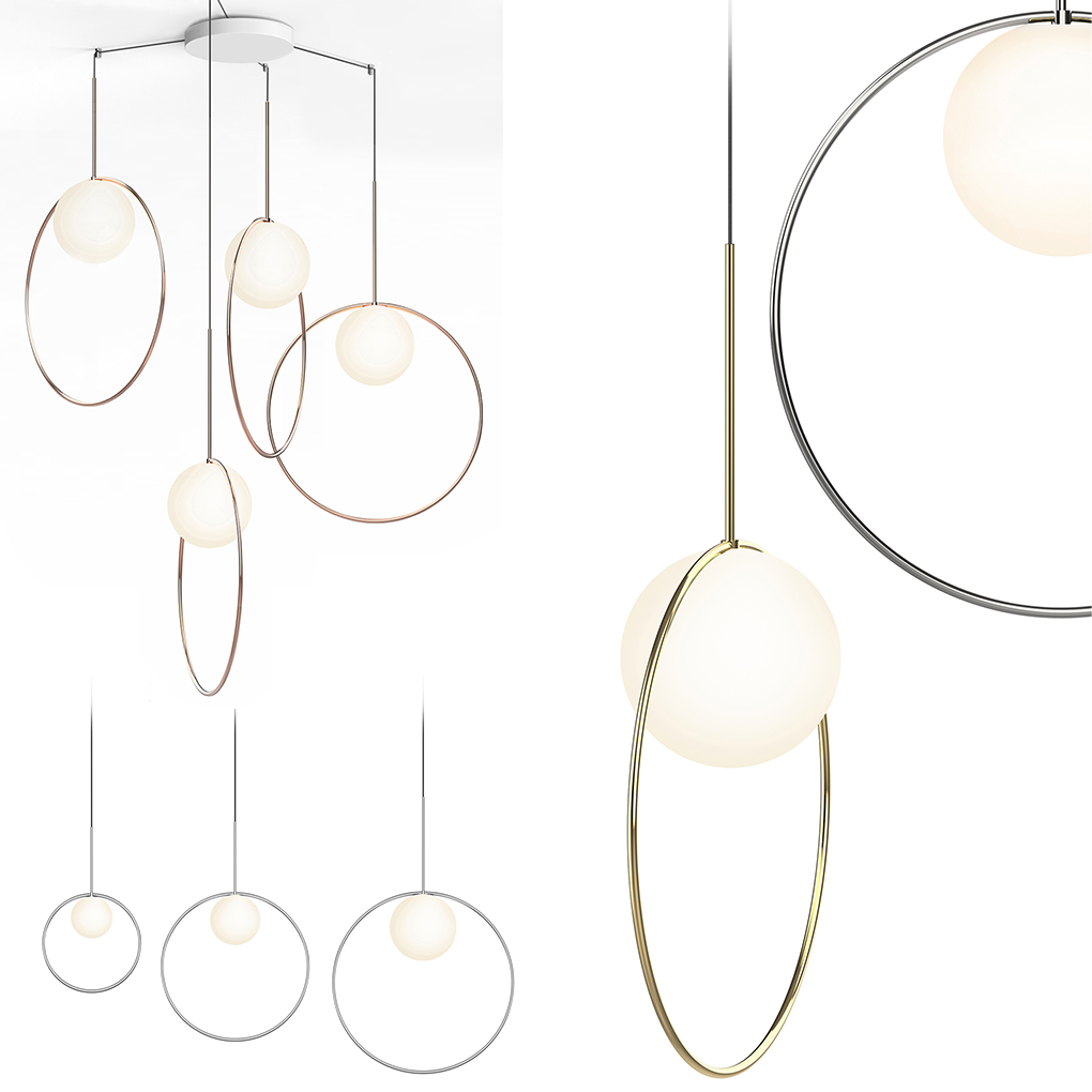 Pablo Designs Bola Halo Pendant | Loftmodern 2