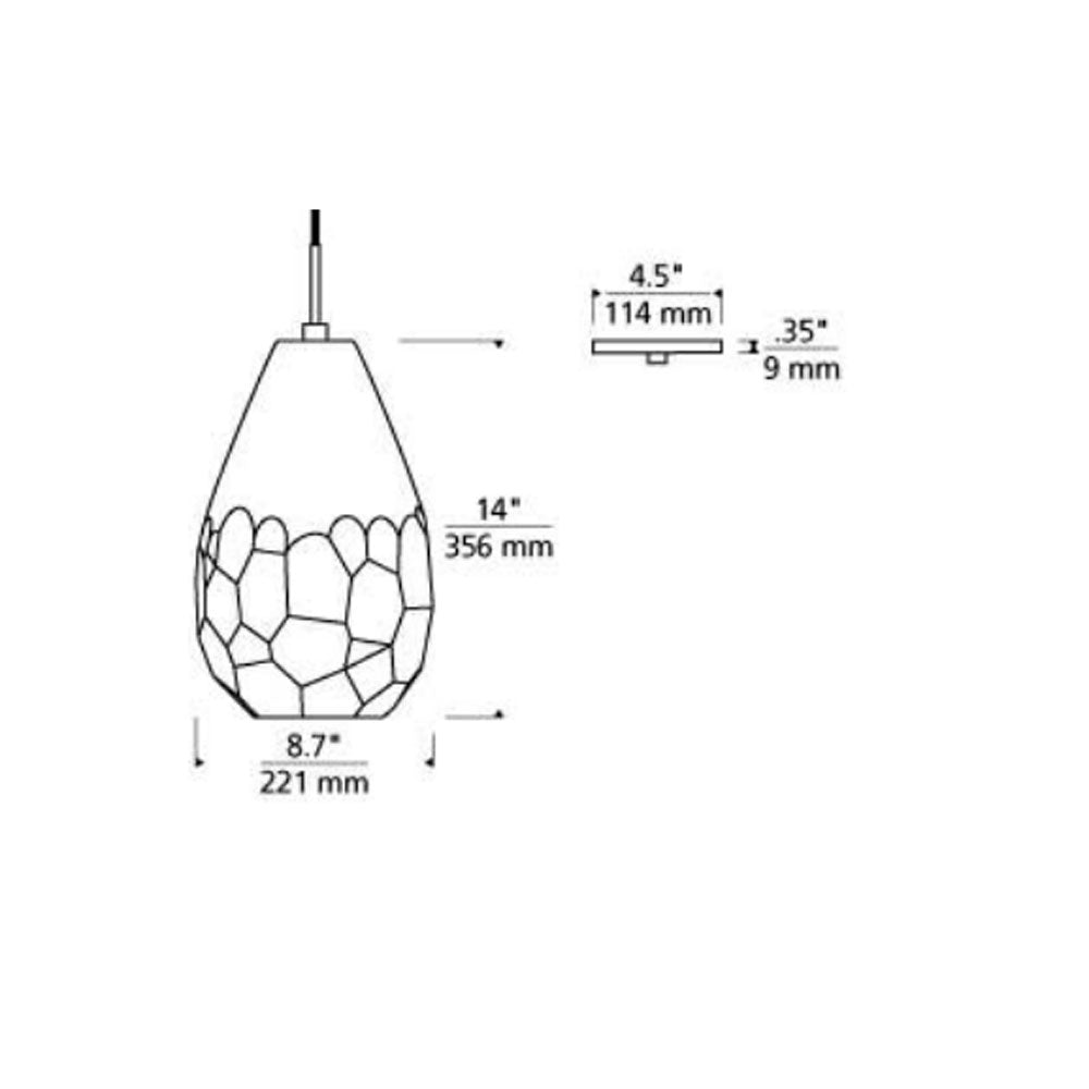 Tech Lighting Briolette Grande Pendant