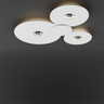 Lodes Bugia Triple Ceiling Flush Light