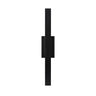 Chara Square 26 LED Outdoor Wall Sconce by Visual Tech Lighting mounted on exterior wall