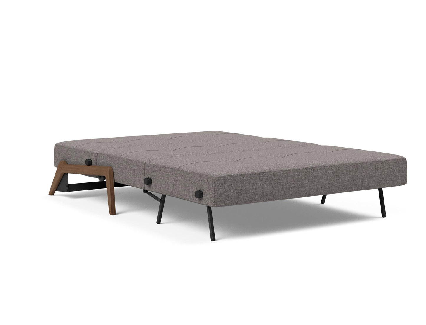 Innovation Living Cubed Full Sofa Bed with Dark Wood Legs
