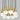 Adjustable Height Cupola Chandelier - 8 Light, Brass Finish