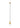 Modern minimalist LED ceiling pendant with brass finish and low-profile canopy by Visual Comfort