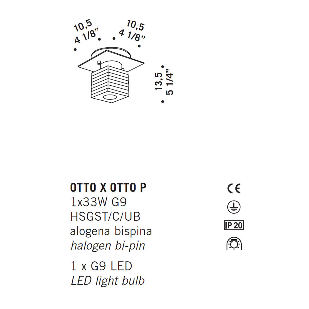 De Majo Otto X Otto Ceiling Light