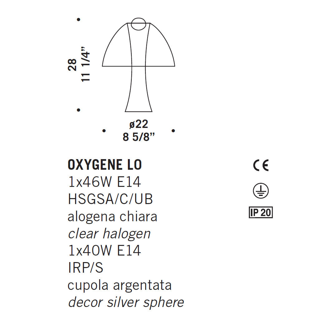 De Majo Oxygene Table Lamp