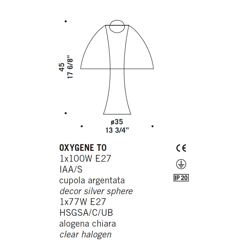 De Majo Oxygene Table Lamp
