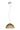 Deco Pendant Light by Alma Light | Amber Glass