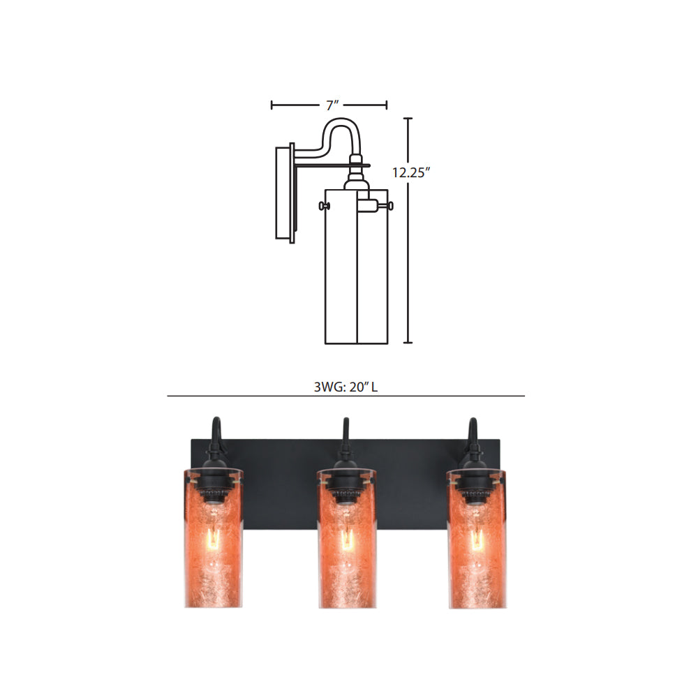 Besa Lighting Duke 3 Bath Light