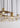 Brass finish Eaves 18 light linear chandelier, minimalist design, 3000K integrated LED, ETL listed.