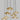 Eaves 8 light chandelier, adjustable height kitchen island lighting, contemporary design.