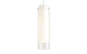 Small Clear/Smoke Glass Pendant for Residential & Commercial Spaces