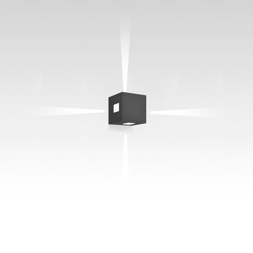 Artemide Effetto 14 Square 4 Narrow Led Wall Light