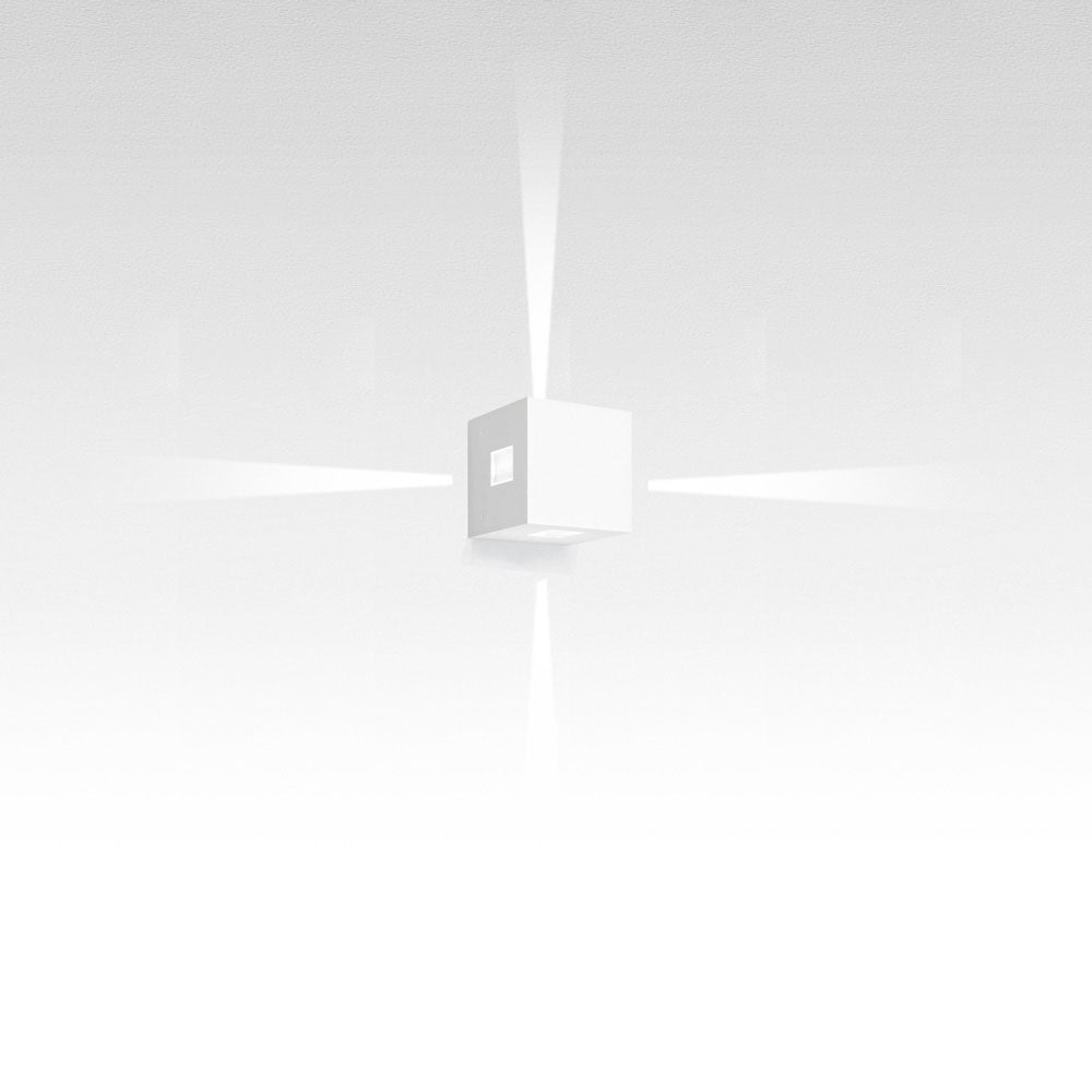 Artemide Effetto 14 Square 4 Narrow Led Wall Light