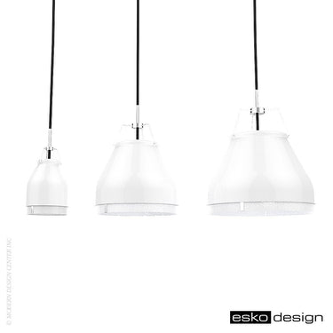 Cowbelle Pendant Traffic White by Esko Design | Esko Design | LoftModern