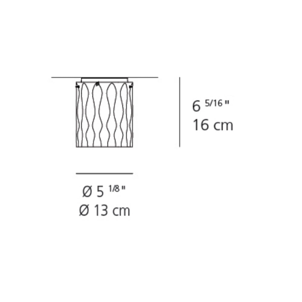 Artemide Fiamma 15 Ceiling Light