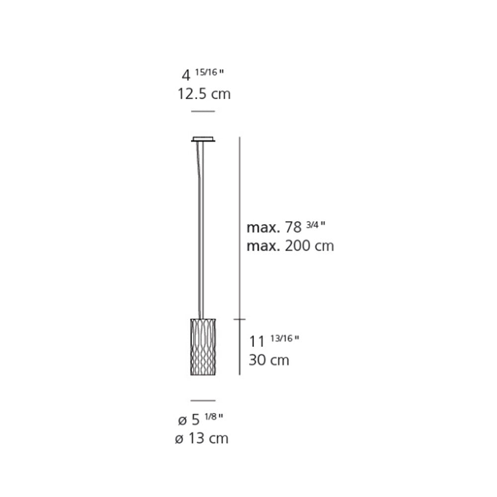 Artemide Fiamma 30 Pendant Light