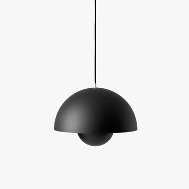 &Tradition Flowerpot VP7 pendant light shown in vibrant matte black.