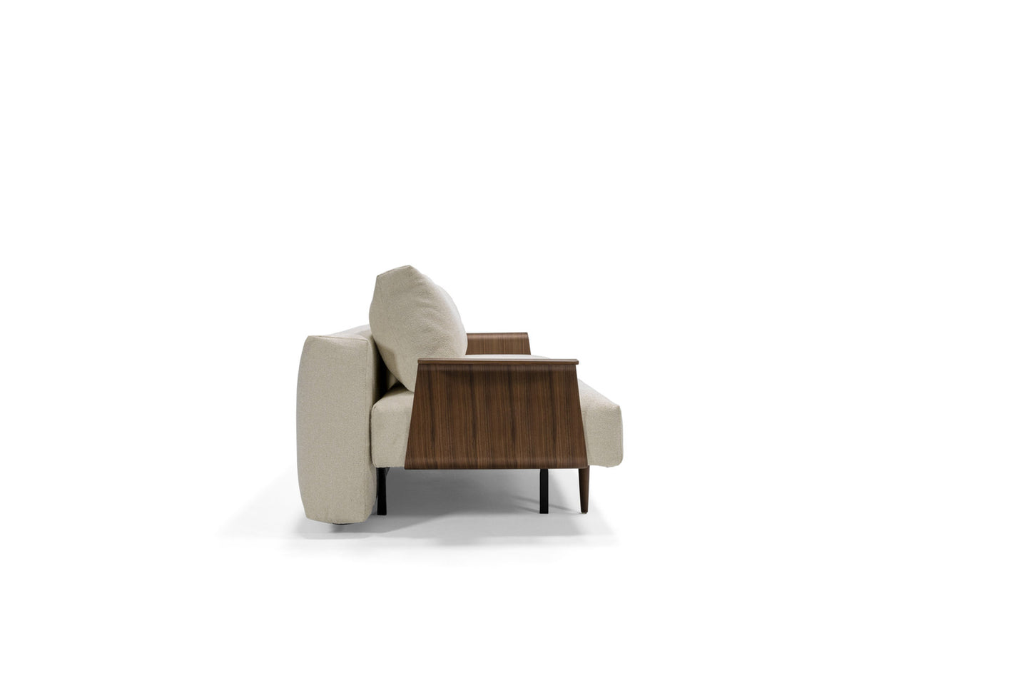 Innovation Frode Sofa Bed with Walnut Arms