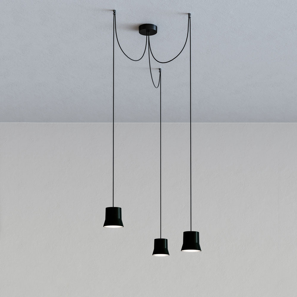 Artemide Gio Cluster Black Pendant Light