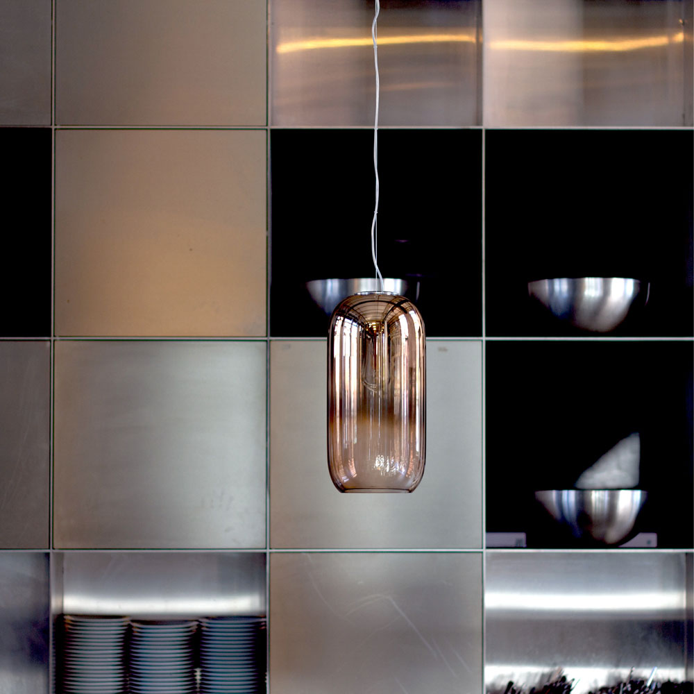 Artemide Gople Copper Pendant Light