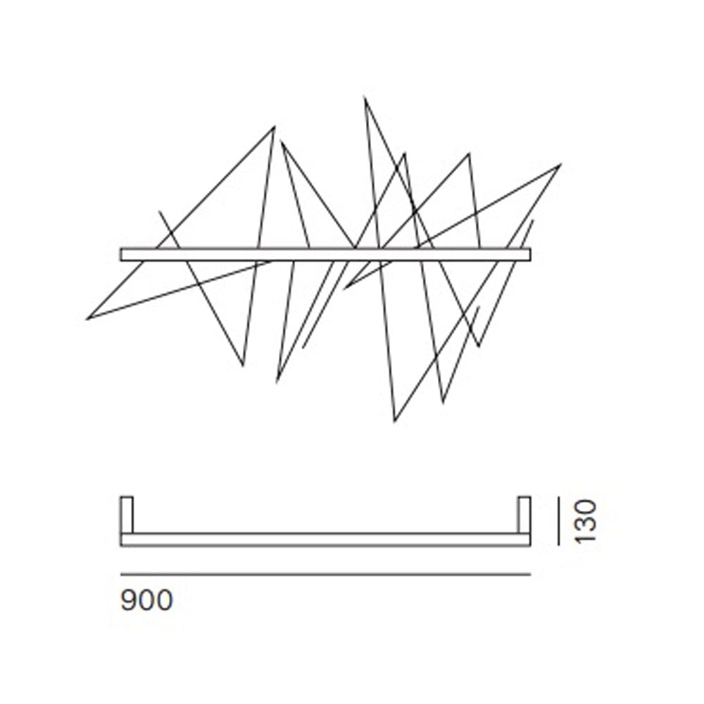 Pallucco Graffiti 900 Wall Light