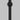 Cylindrical black Guyed pendant, dimmable LED, accent for dining room.