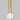 Patina brass Guyed pendant, glare-free optic, ideal for modern entryways.