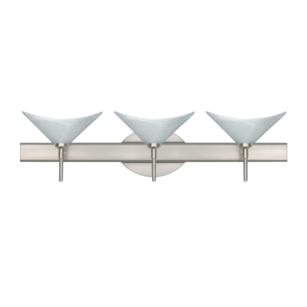 Besa Lighting Hoppi 3 Round Canopy Vanity Light