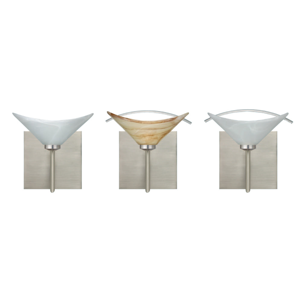 Besa Lighting Hoppi 3 Round Canopy Vanity Light