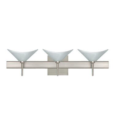 Besa Lighting Hoppi 3 Square Canopy Vanity Light