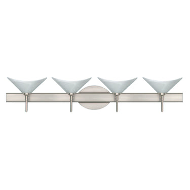 Besa Lighting Hoppi 4 Round Canopy Vanity Light