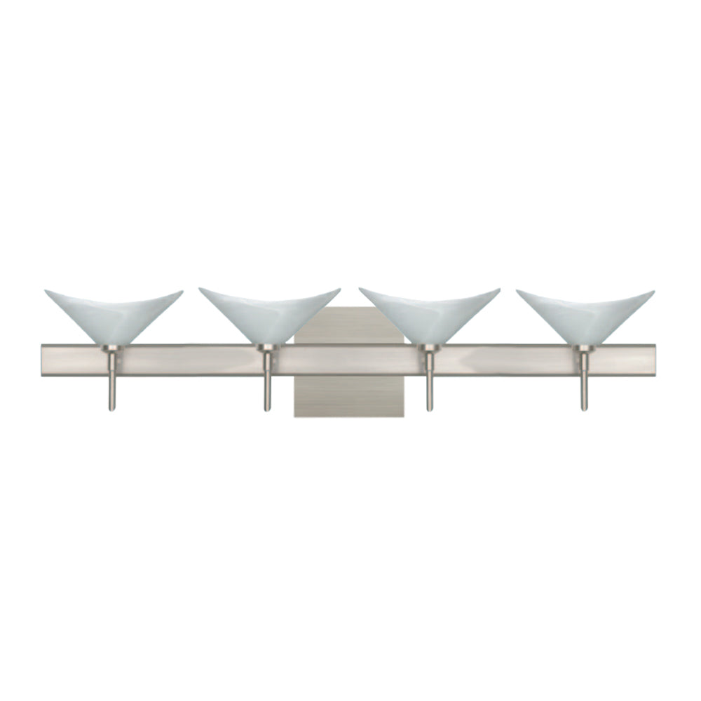 Besa Lighting Hoppi 4 Square Canopy Vanity Light