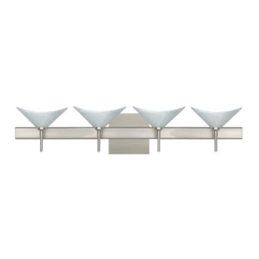 Besa Lighting Hoppi 4 Square Canopy Vanity Light