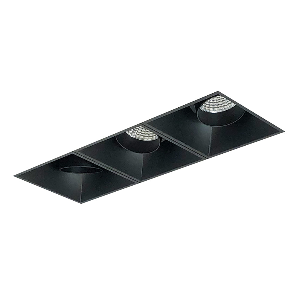Nora Lighting Iolite MLS Three Head, Trimless Adjustable Snoot