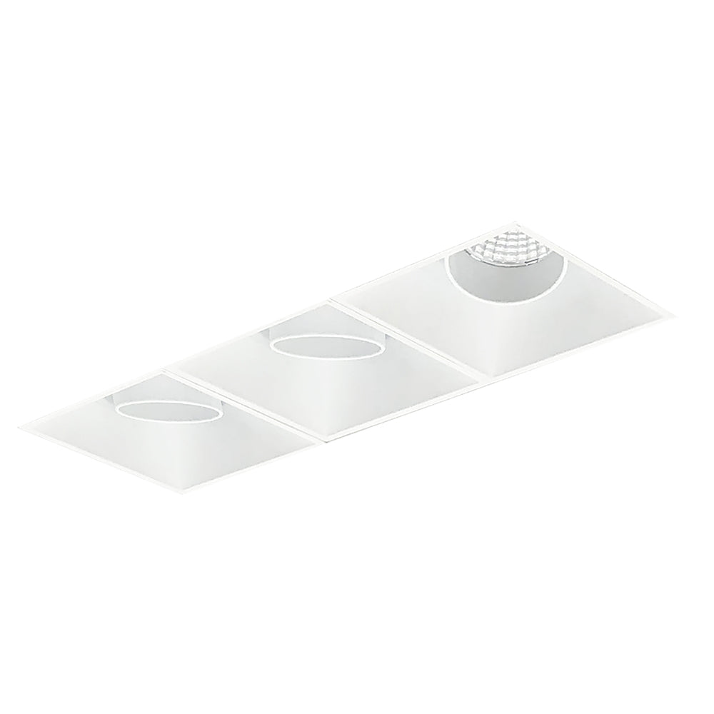 Nora Lighting Iolite MLS Three Head, Trimless Adjustable Snoot