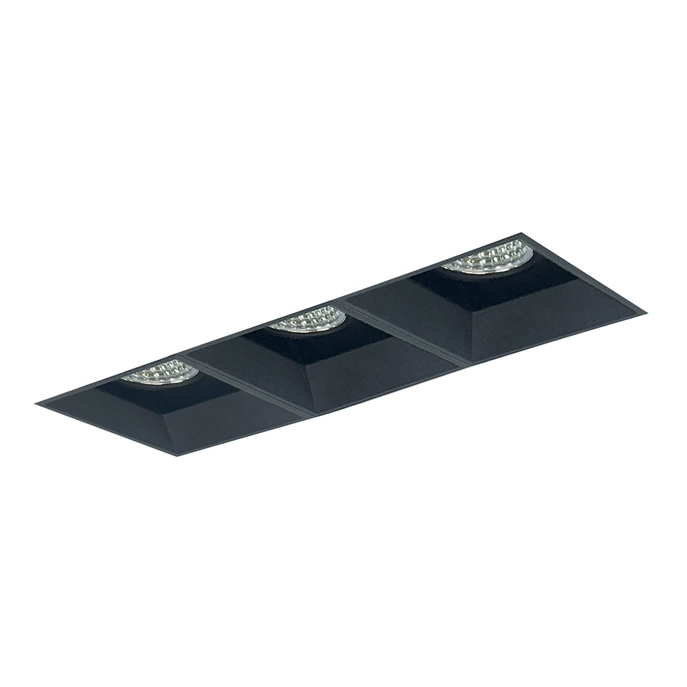 Nora Lighting Iolite MLS Three Head, Trimless Fixed Downlight