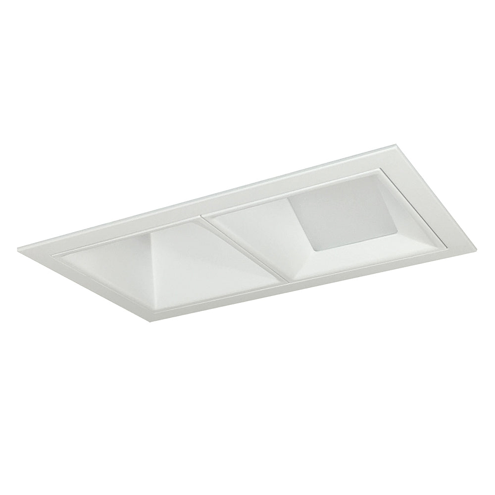 Nora Lighting Iolite MLS Two Head Fixed Downlight / Wall Wash, Flanged