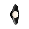 Visual Comfort Joni 13 inch LED wall sconce, matte black finish, outdoor rated