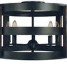 Framburg Homestead 5 - Light Matte Black Semi-Flush Mount L1003 MBLACK