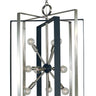 Framburg Interstellar 11 - Light Brushed Nickel with Matte Black Accents Chandelier L1091 BN/MBLACK