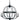 Framburg Aurora 8 - Light Matte Black Foyer Chandelier L1158 MBLACK