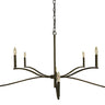 Framburg Bridgeport 8 - Light Iron Foyer Chandelier L1194 IRON