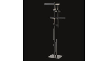 Contemporary Las floor lamp by Mist-o with upward ambient and downward reading light