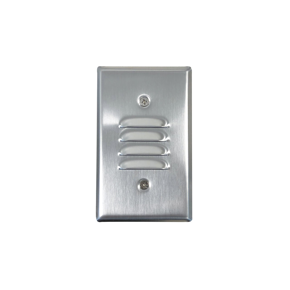 Nora Lighting LED Mini Step Light 90+CRI, Louver - Wet Label